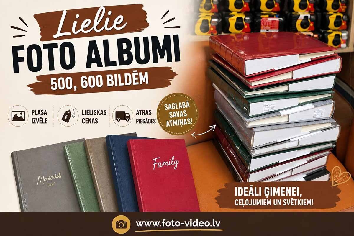 Lielie foto albumi.