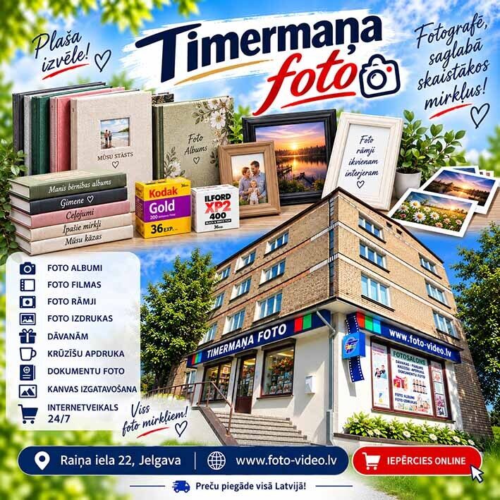 Foto pakalpojumi Jelgavā.