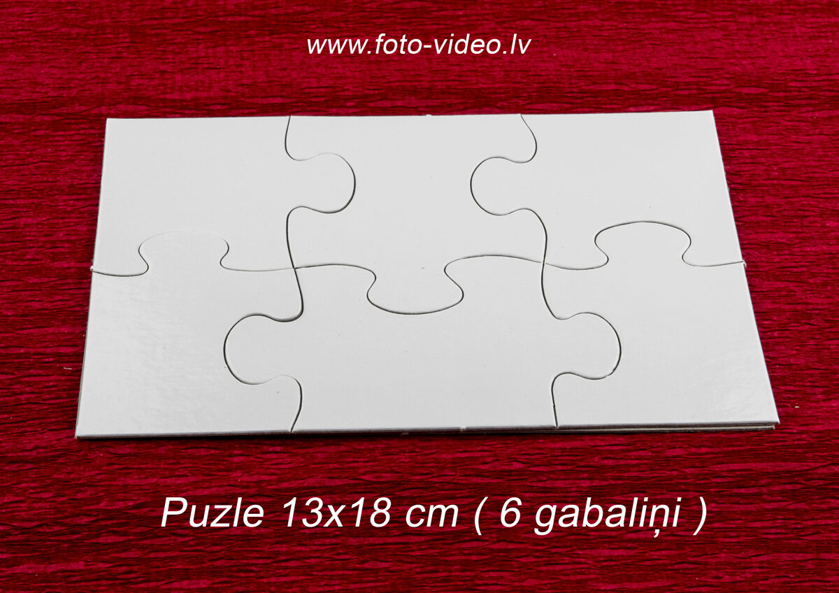 Foto puzle 13x18cm ar 6 gabaliņiem