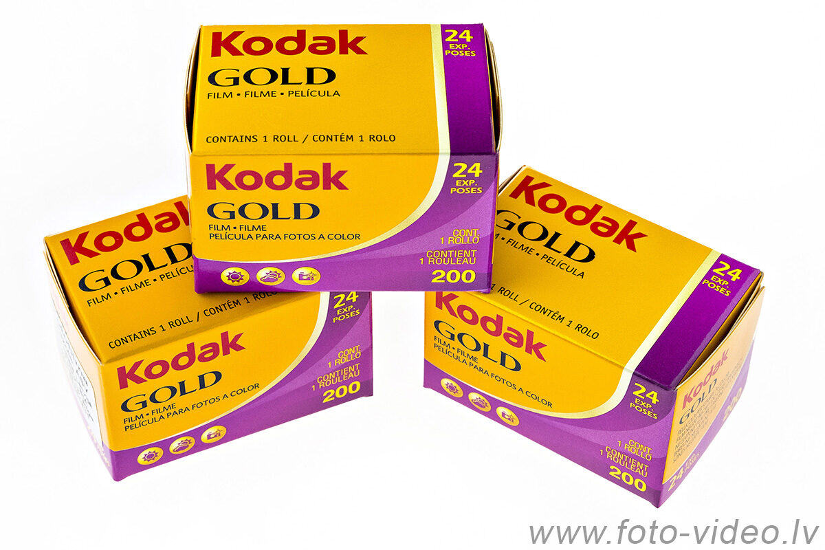 Fotofilmiņa Kodak Gold ISO 200, 35mm, 24 kadri, krāsaina