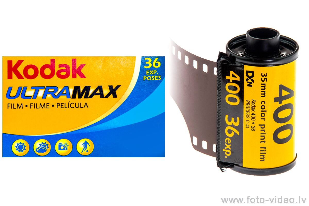 Kodak Ultra Max 400 135-36 C41 krāsainā foto filma