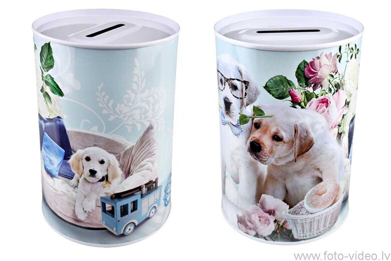 Metāla krājkase. 8x12cm. 001