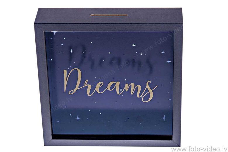 Koka krājkase "Dreams" 20x20 cm