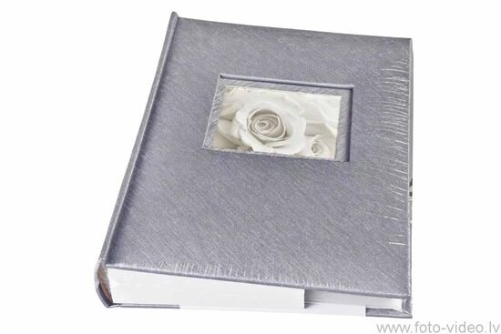 Foto albums 15x21cm 100 bildēm. KD68100 LOVE silver
