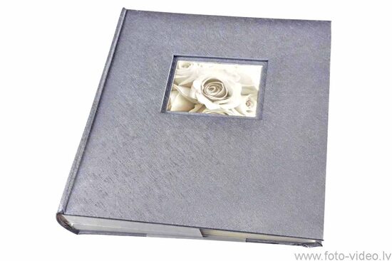 Foto albums ar klasiskām lapām. 50 lapas / 100 lapaspuses. DBCL50 Love Silver
