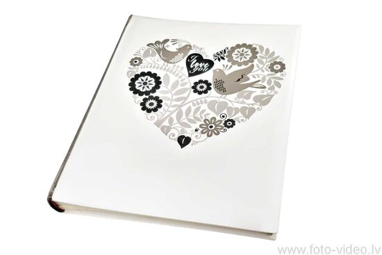 Kāzu foto albums ar magnētiskām, pašlīmējošām lapām. BSS-20W