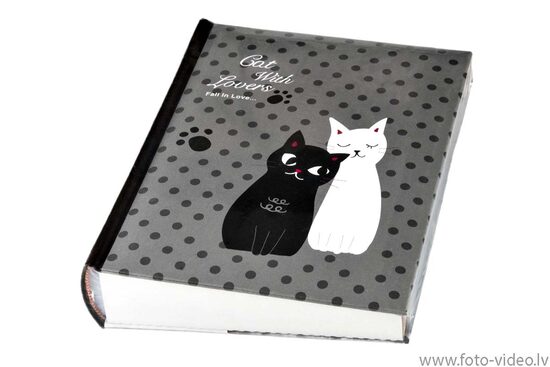 Foto albums 10x15cm 200 bildēm. KD46200 Black&White 01