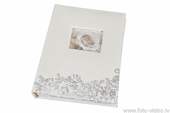 Foto albums 10x15cm 50 bildēm. KD4650 Moment 02 Silver