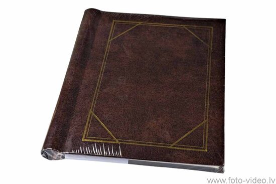 Magnētiskais, pašlīmējošais foto albums. DRS30 (60lpp). Vinyl 2 dark brown