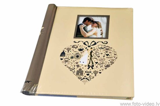 Magnētiskais, pašlīmējošais foto albums. DRS20W (40lpp). Ido 2 Love