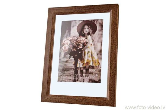 Koka foto rāmis 21x29,7 cm / Bevel 3 dark brown