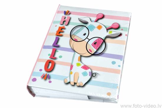 Foto albums 10x15cm 200 bildēm. B46200S Hello Pink