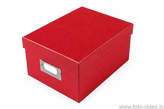 Fotogrāfiju uzglabāšanas kaste Walther Fun 16 x 21 x 11 cm – sarkana