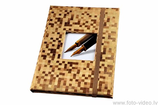 Viesu grāmata 16,5x22,3cm / 60 lpp. Gold