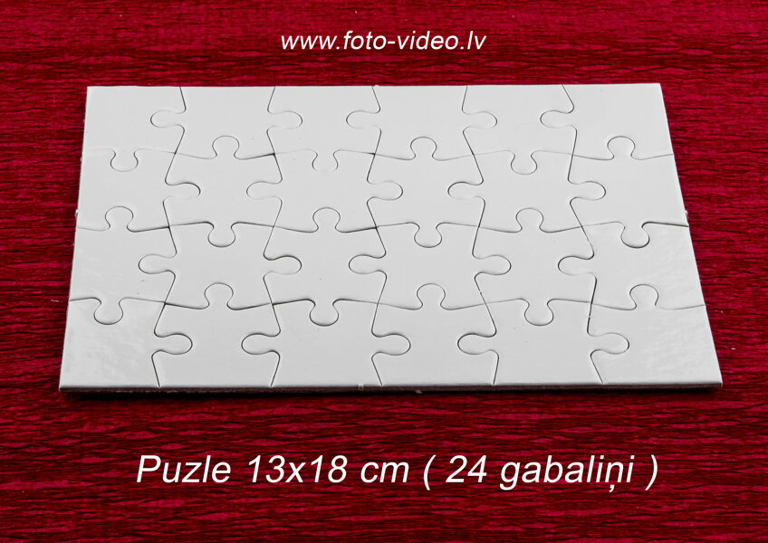 Foto puzle 13x18 cm ar 24 gabaliņiem