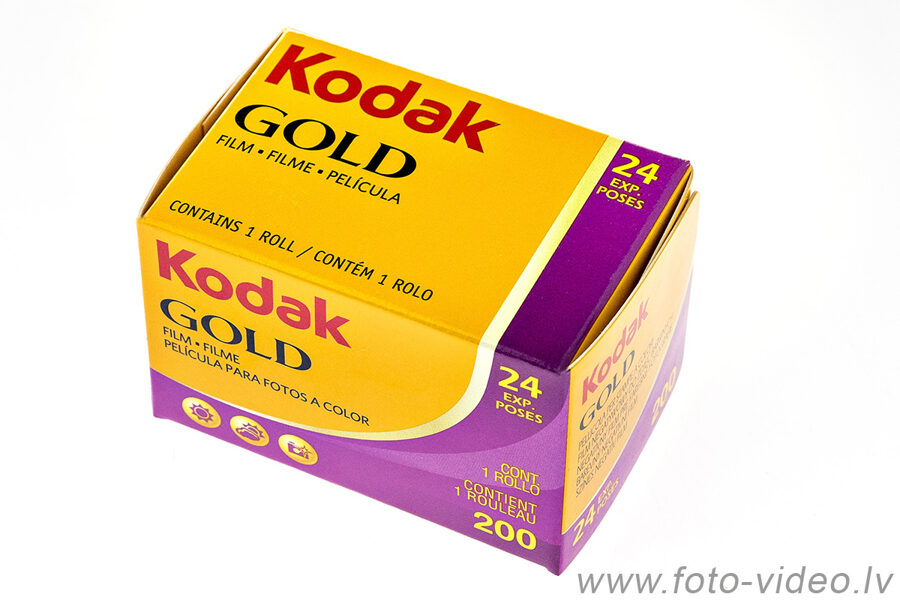 Foto filma Kodak Gold 200/24 C41 krāsaina foto filma