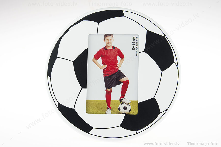 Foto rāmis "Futbola bumba" 10x15cm, bilde vertikāla