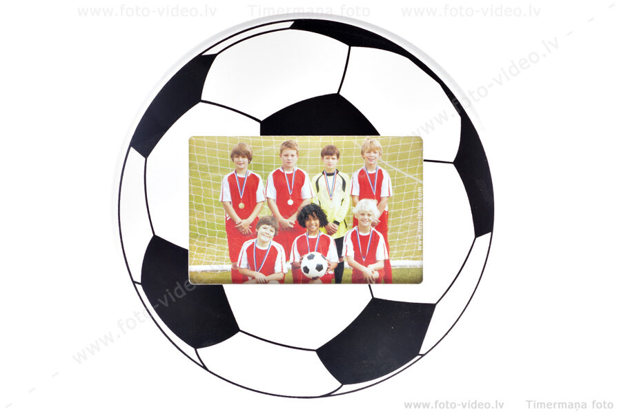 Foto rāmis "Futbola bumba" 10x15cm, bilde horizontāla