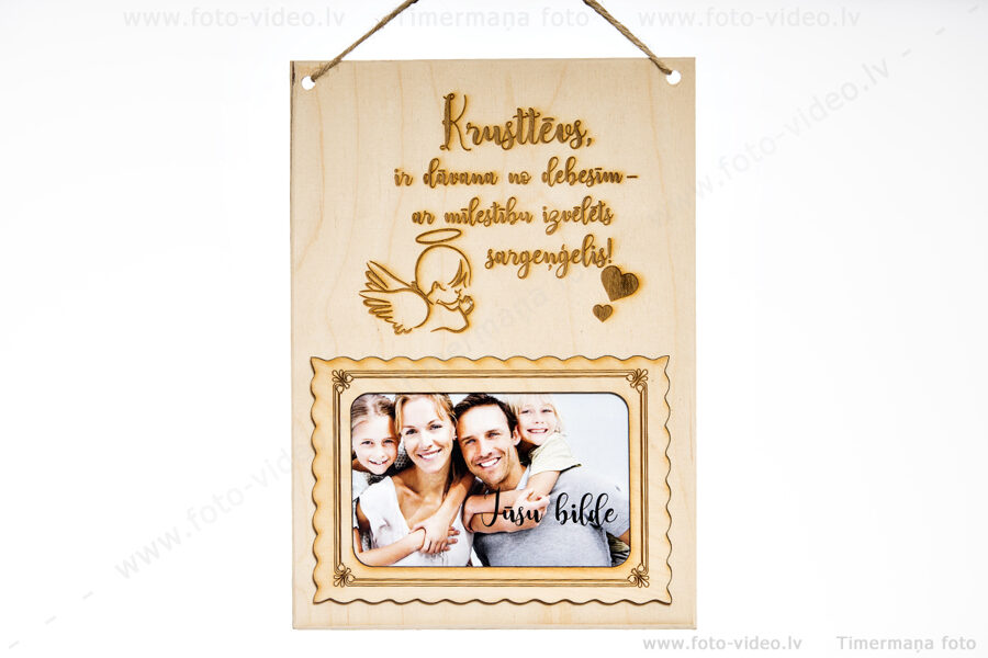 Krusttēvs, ir dāvana no debesīm - ar mīlestību izvēlēts sargeņģelis! + 10x15 cm bilde