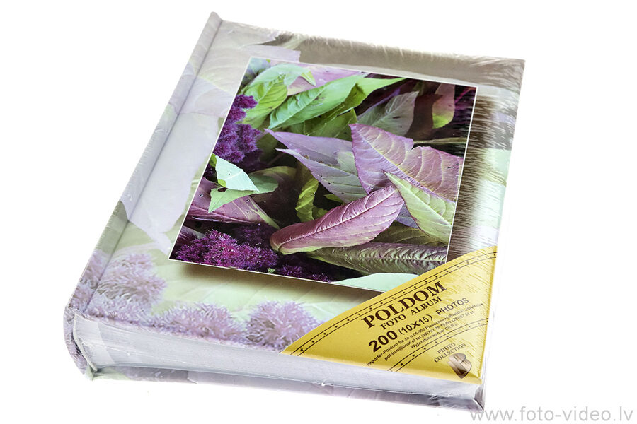 Foto albums 10x15cm 200 bildēm. BB-10x15/200M/wh Assort-Ara