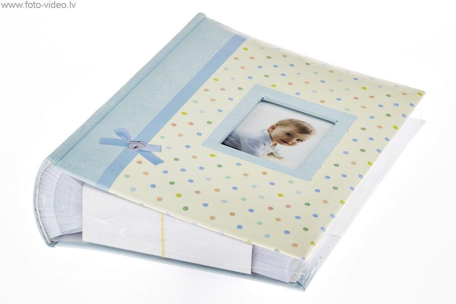 Foto albums 10x15cm 300 bildēm. Droppy Blue.