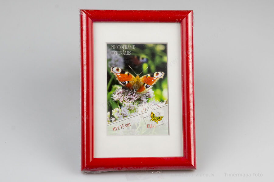 Foto rāmis 10x15cm sarkans
