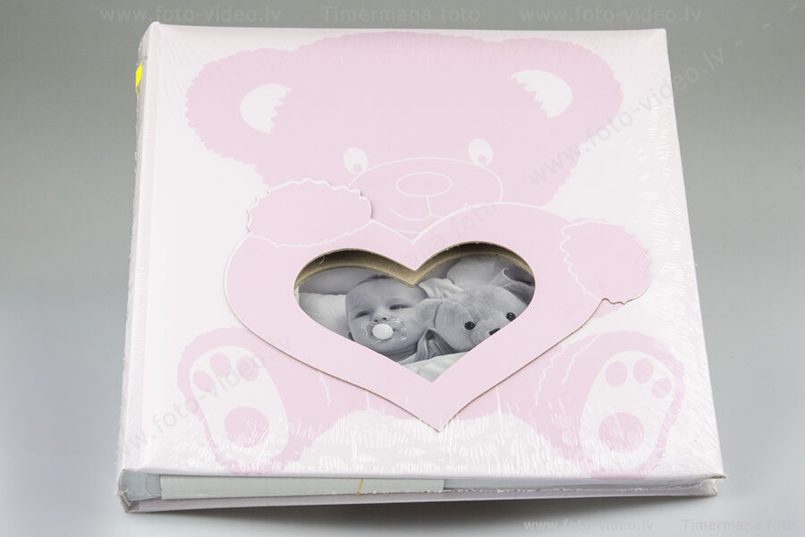 Bērnu foto albums ar klasiskām lapām, FA-906 PINK.
