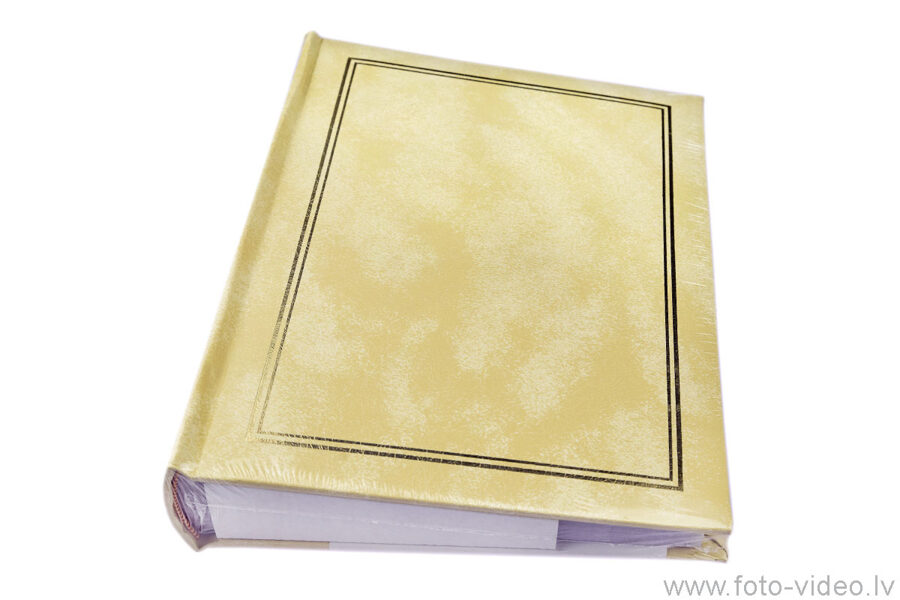 Foto albums 10x15cm 200 bildēm. B46200S CLASSIC Ivory yellow