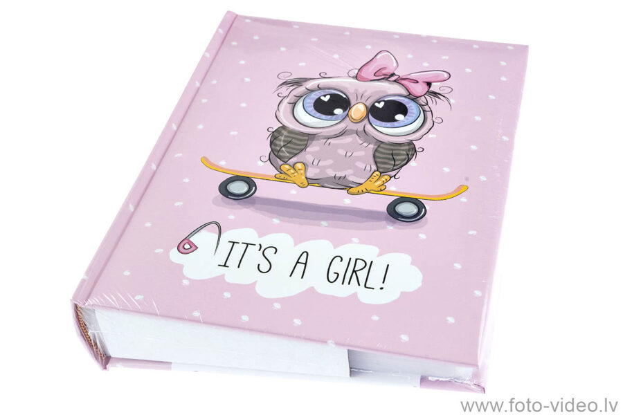 Foto albums 10x15cm 200 bildēm. B46200S OWL pink