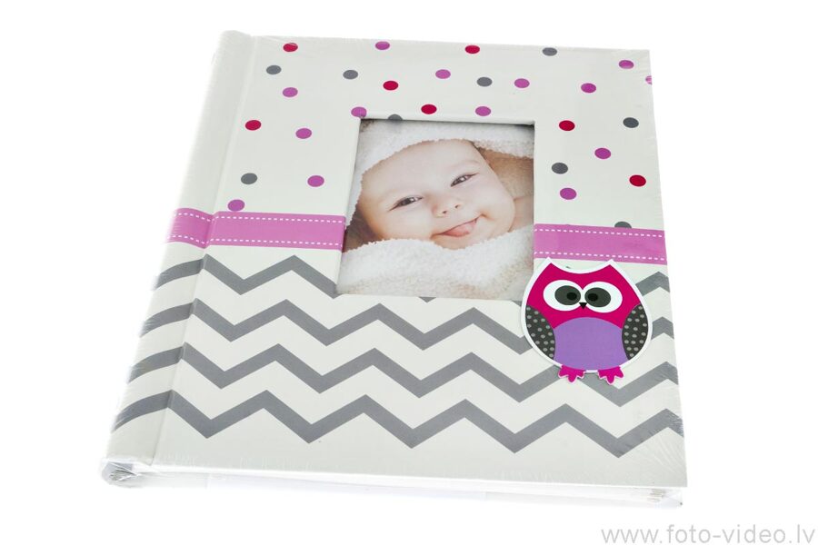 Magnētiskais, pašlīmējošais foto albums. DRS20 Bravo Pink