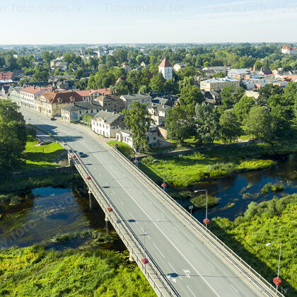 Bauska, tilts pār Mēmeli