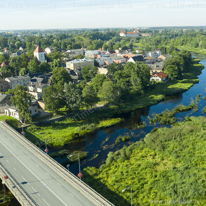 Bauska, tilts pār Mēmeli