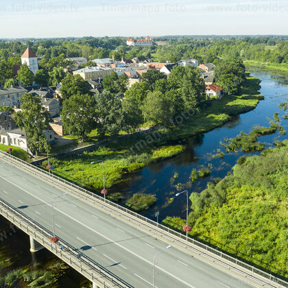 Bauska, tilts pār Mēmeli