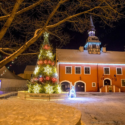 Bauskas rātsnams. Celts ir 17. gadsimtā.
