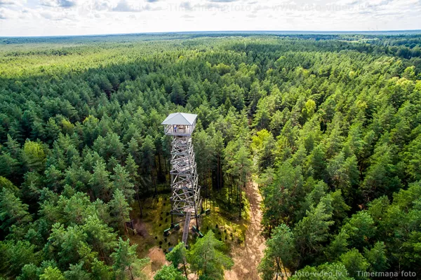 Ložmetējkalna skatu tornis. Valgundes pagasts.