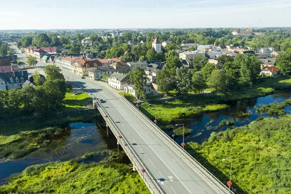 Bauska, tilts pār Mēmeli