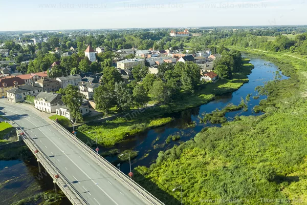Bauska, tilts pār Mēmeli