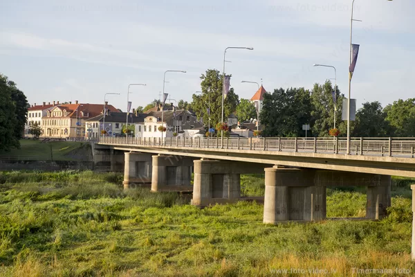 Bauska, tilts pār Mēmeli