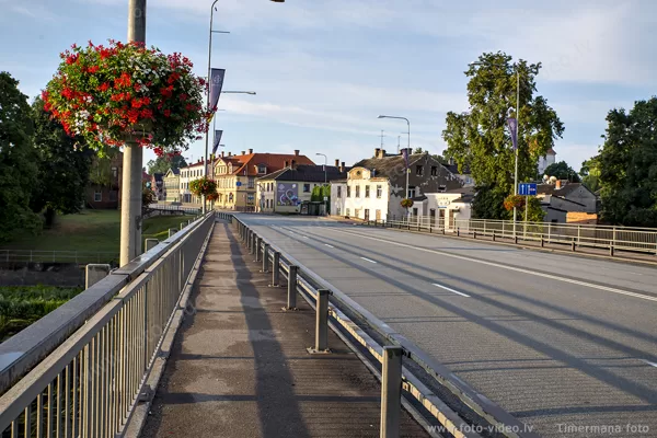 Bauska, tilts pār Mēmeli